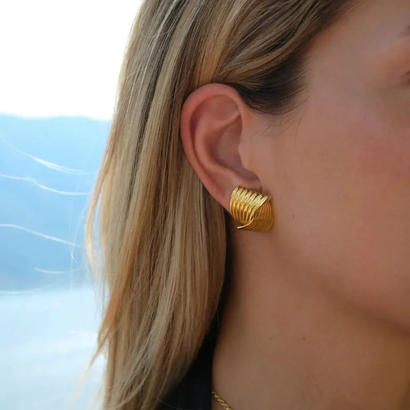 Argollas de rayas