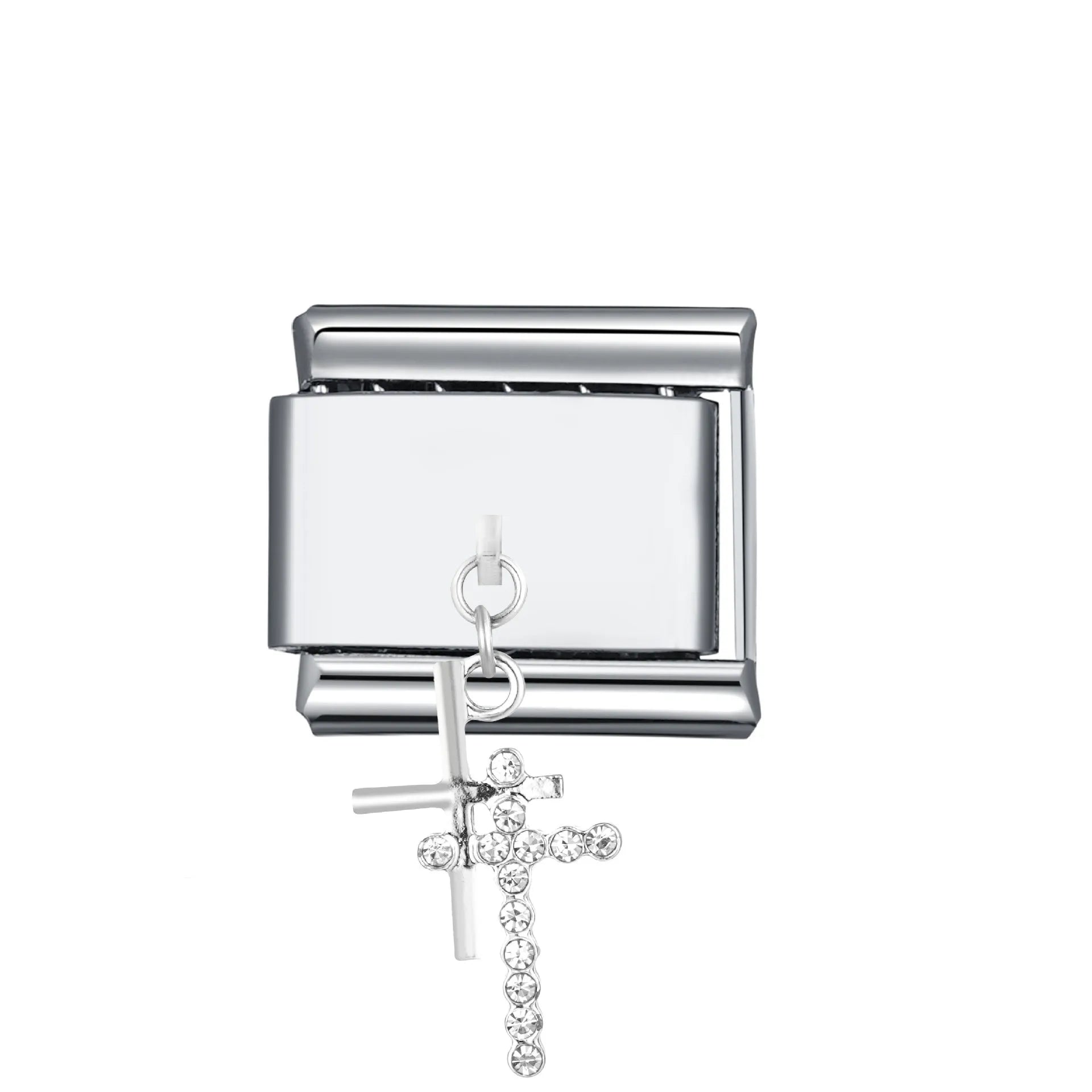 Charm Colgante - Doble cruz