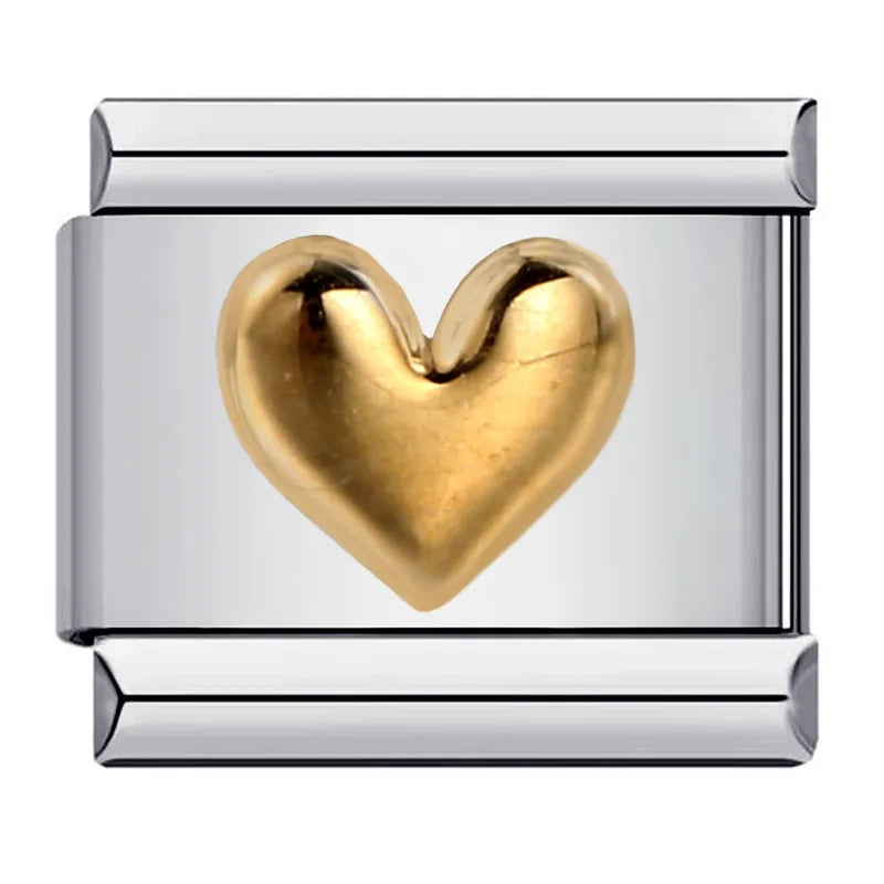 Charm Corazon con Relieve (2 piezas) | $0,80 por pieza