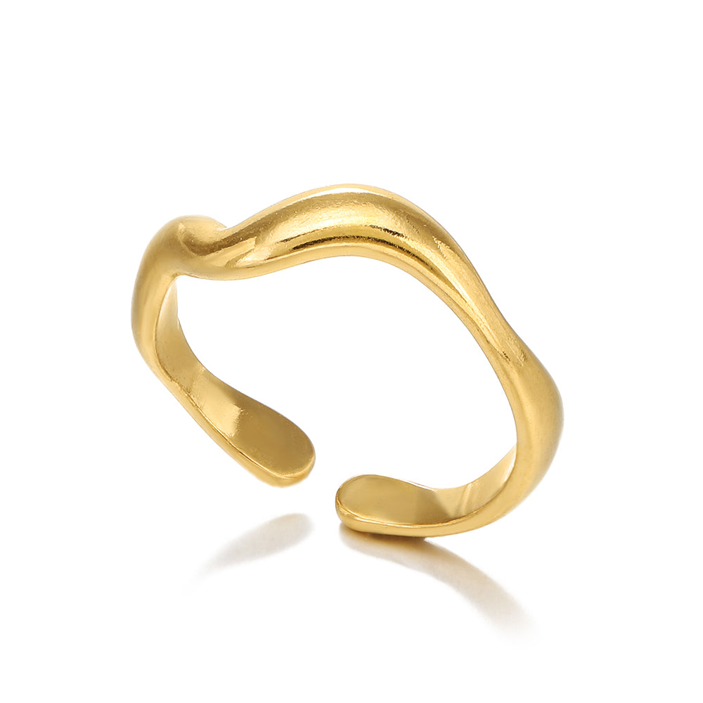 Anillo ondulado - Ajustable