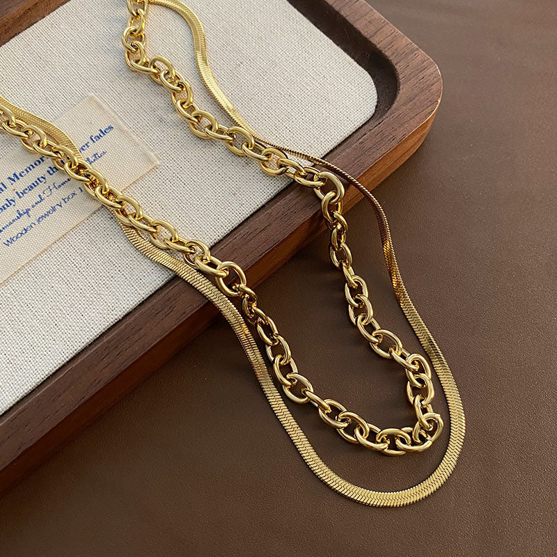 Cadena doble | Serpiente + Eslabones