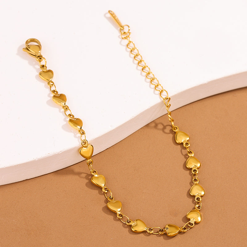 Pulsera de corazones
