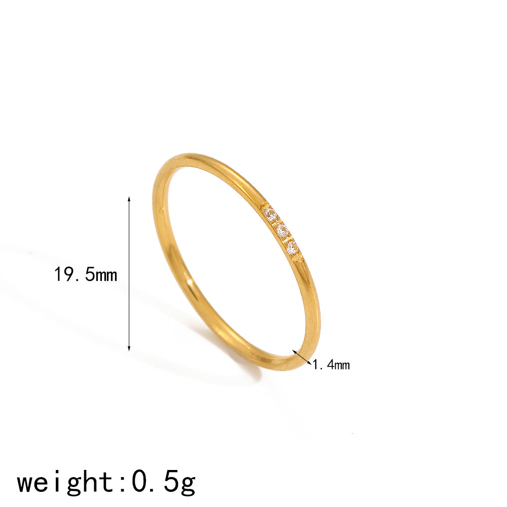 Anillo fino - Talla 7