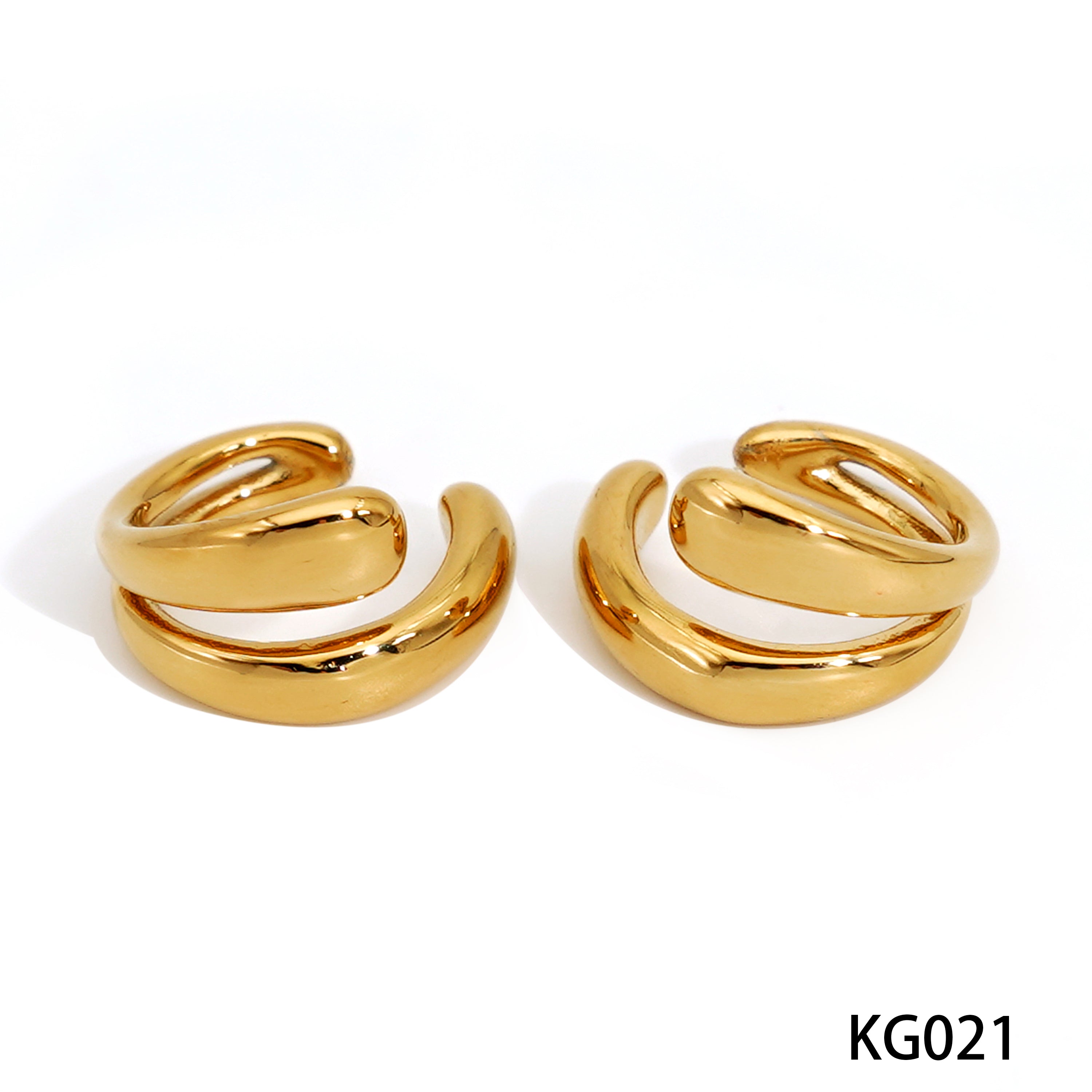 Earcuff liso doble banda