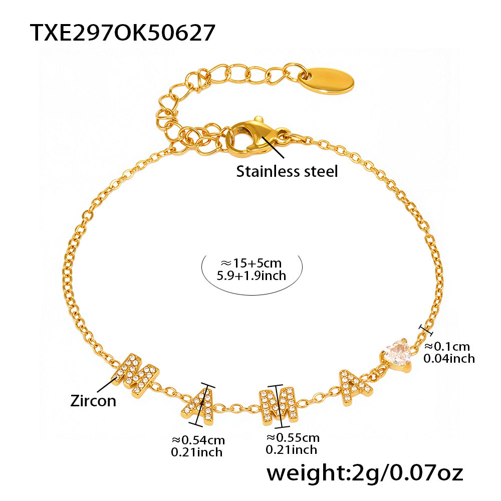 Pulsera MAMA con circones
