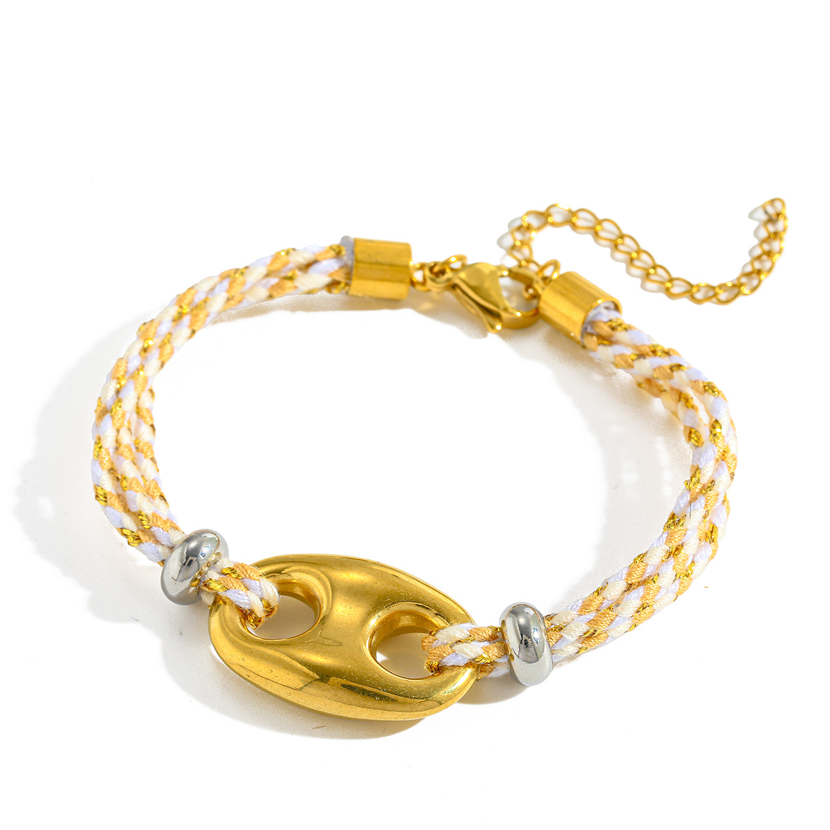 Pulsera de cordon con dije marinero