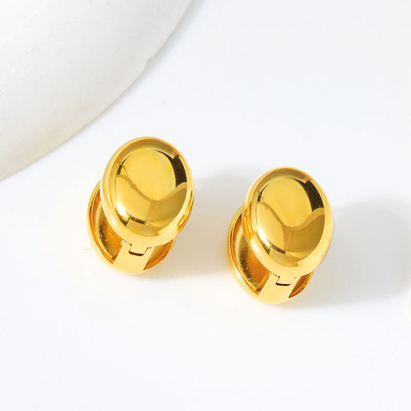 Argollas Clip ovalado