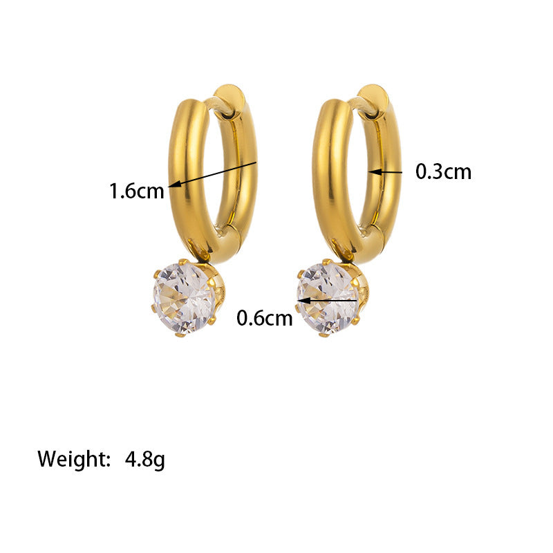 Aretes punto de luz