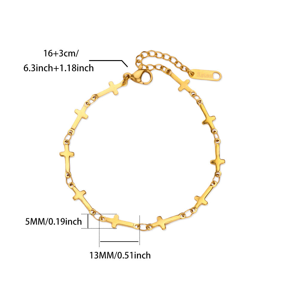 Pulsera de cruces