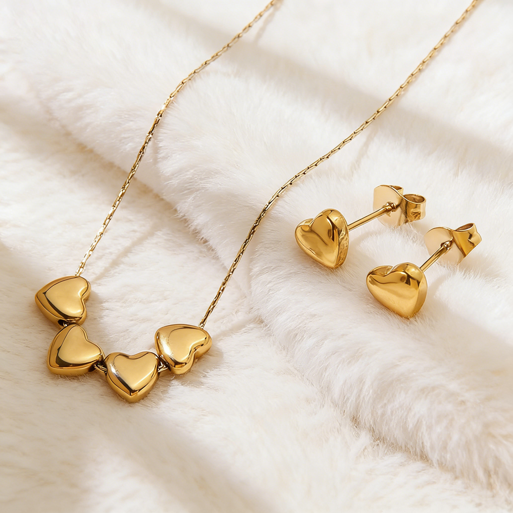 Set de triple corazon (2 piezas)