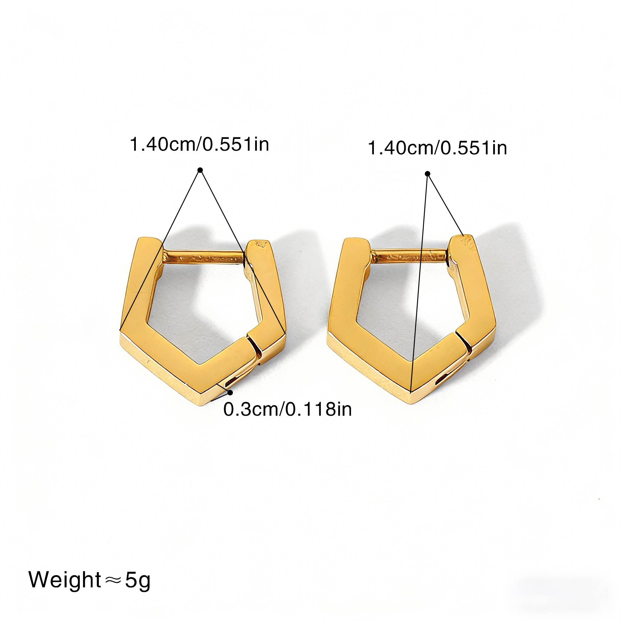 Argollas doradas