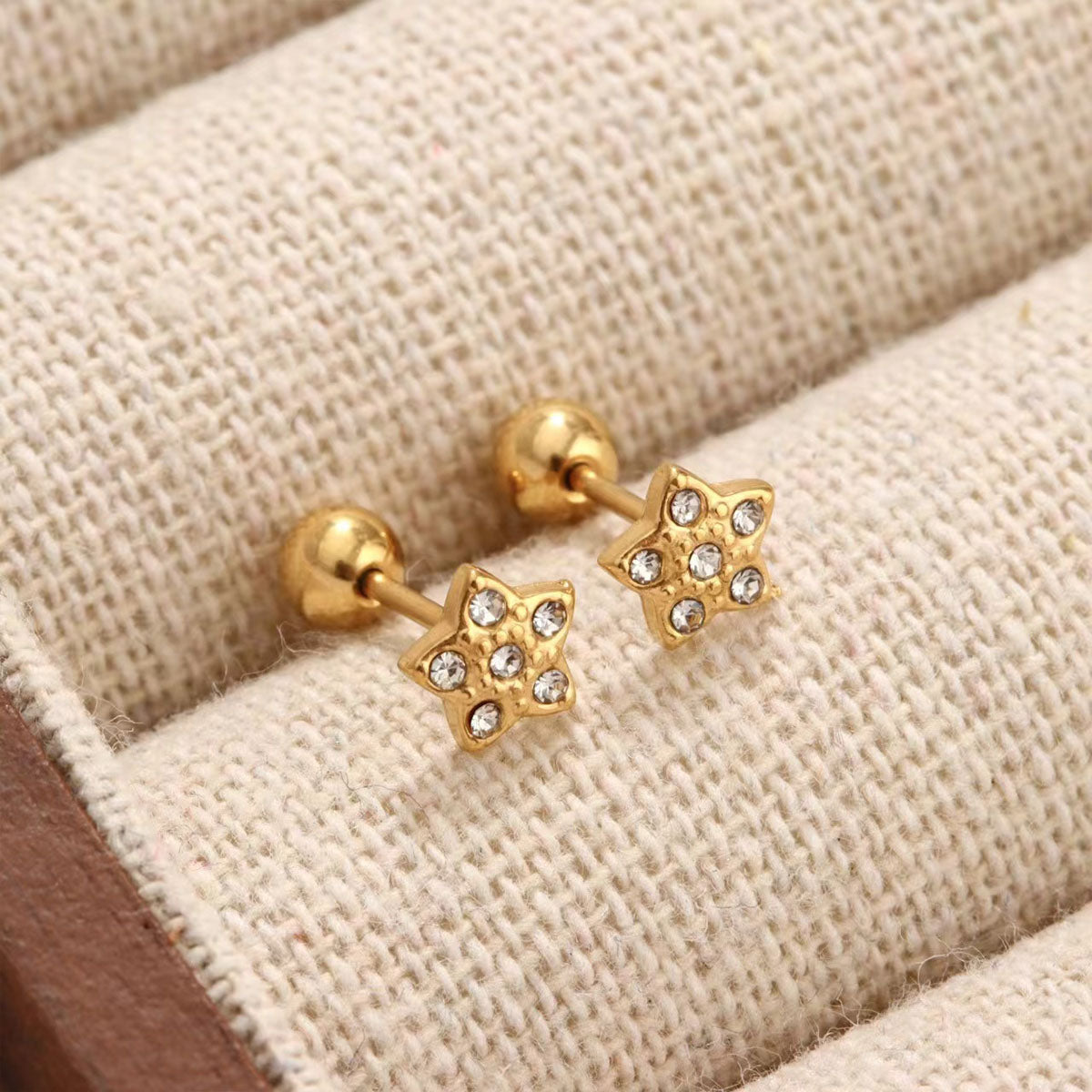 Zarcillos abridores - Estrellas con circones