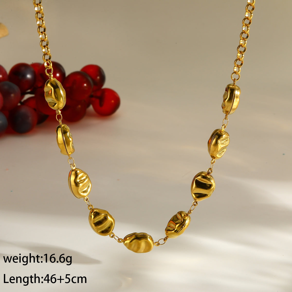 Collar de piedras irregulares