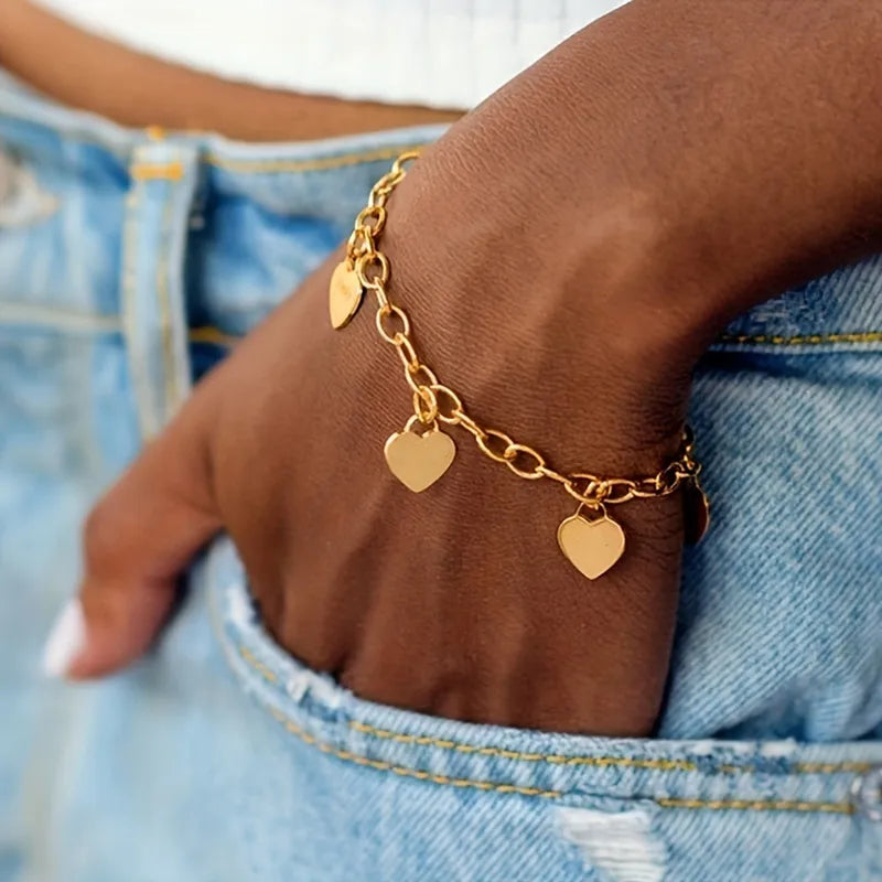 Brazalete multidije de corazones