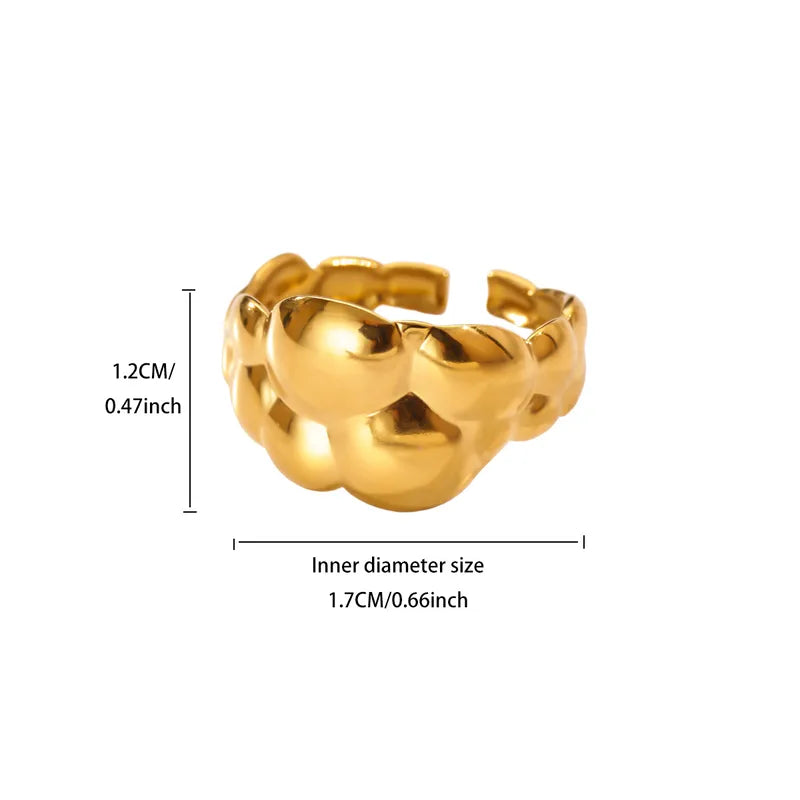 Anillo abombado - Ajustable