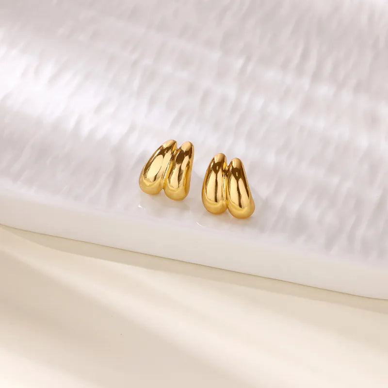 Argollas doble gota