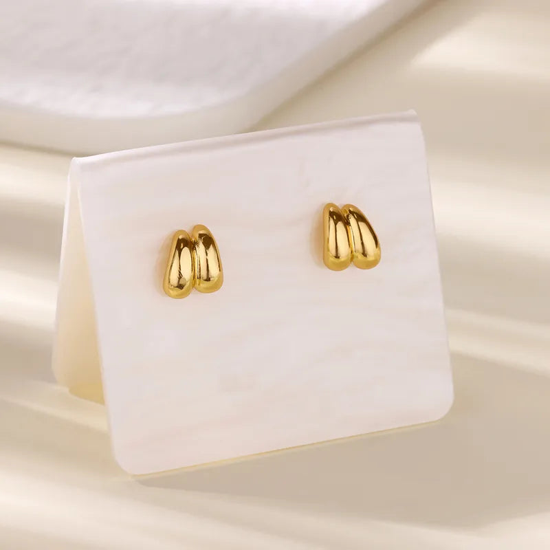 Argollas doble gota