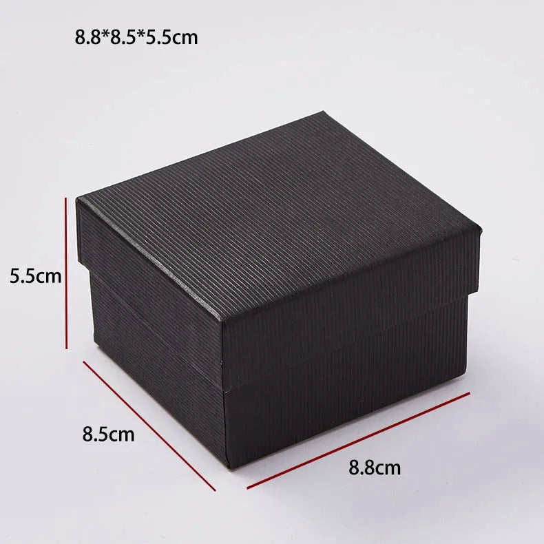 Caja negra con almohada para relojes