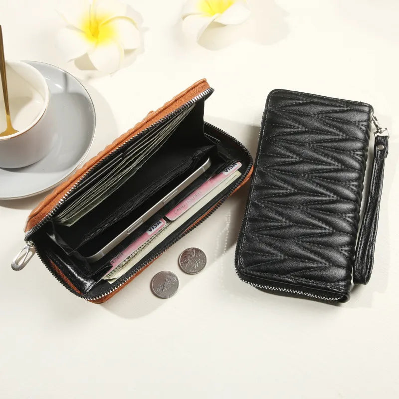 Monedero alto relieve - Color crema