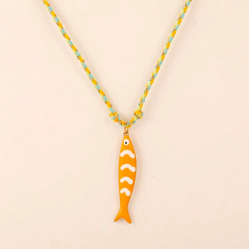 Collar de pez - Naranja