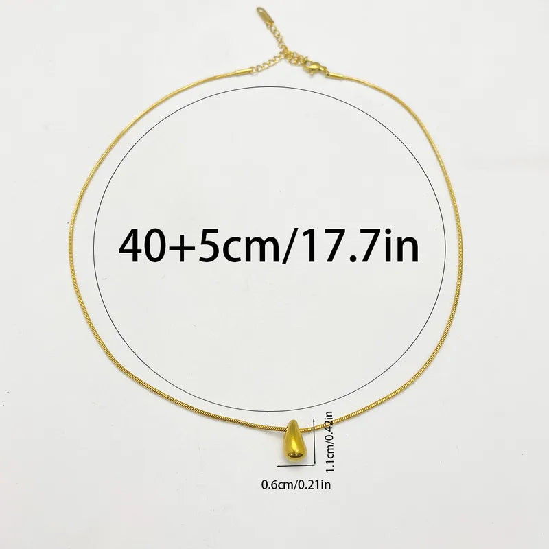 Collar de gota chunky