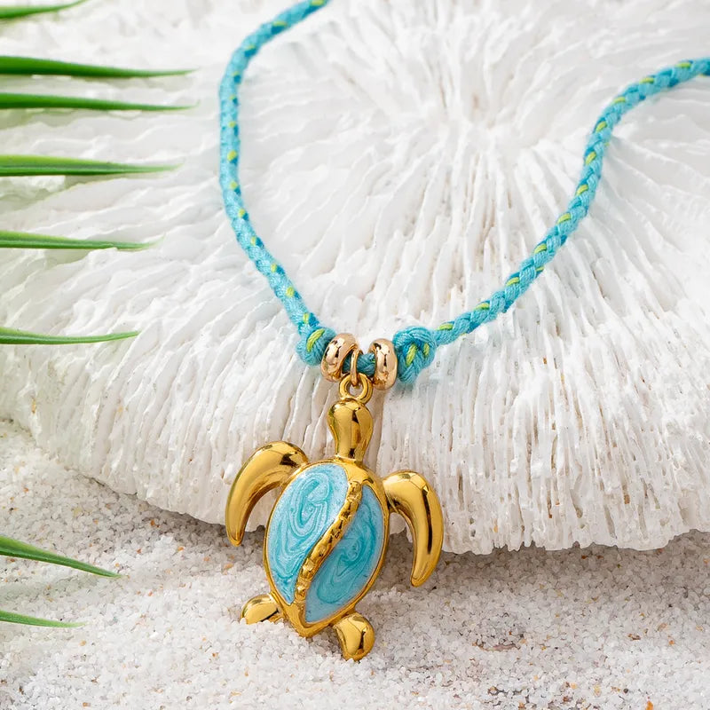 Collar playero de cordon | Tortuga