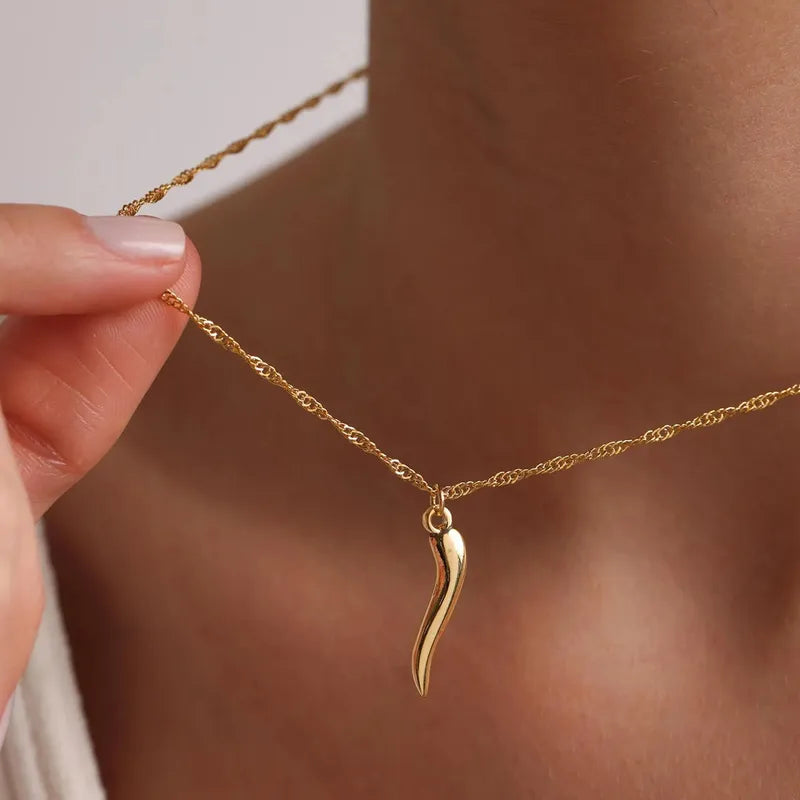 Collar con dije de ají