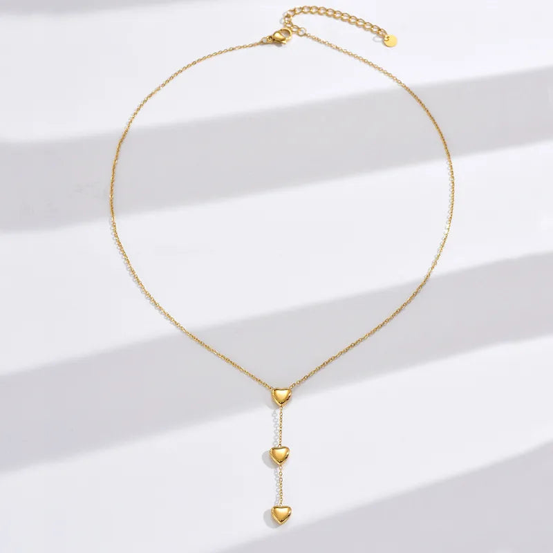 Collar triple corazon
