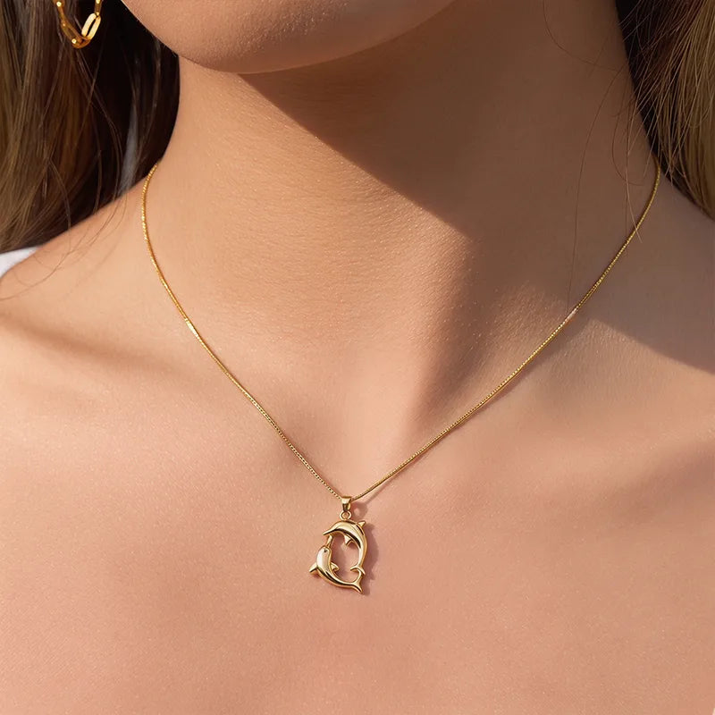 Collar de delfines
