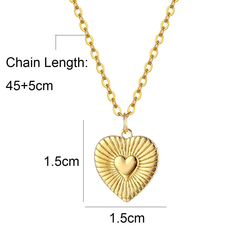 Set de corazon iluminado (3 piezas)