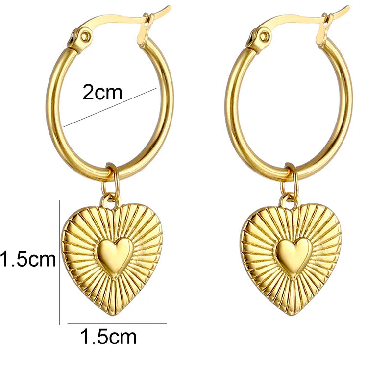 Set de corazon iluminado (3 piezas)