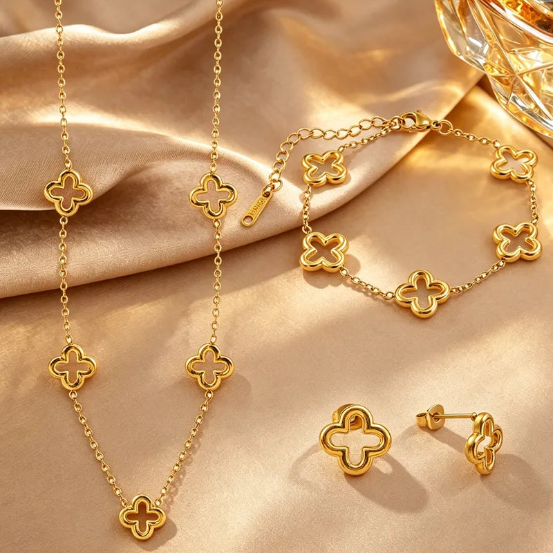 Set de contorno de trebol (3 piezas)