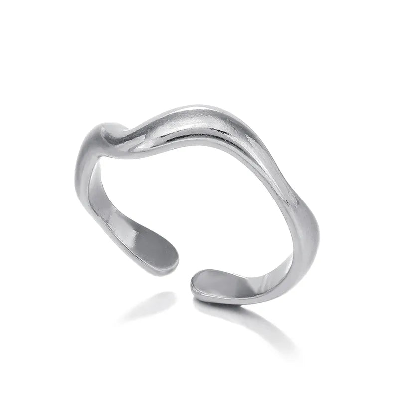 Anillo ondulado - Ajustable