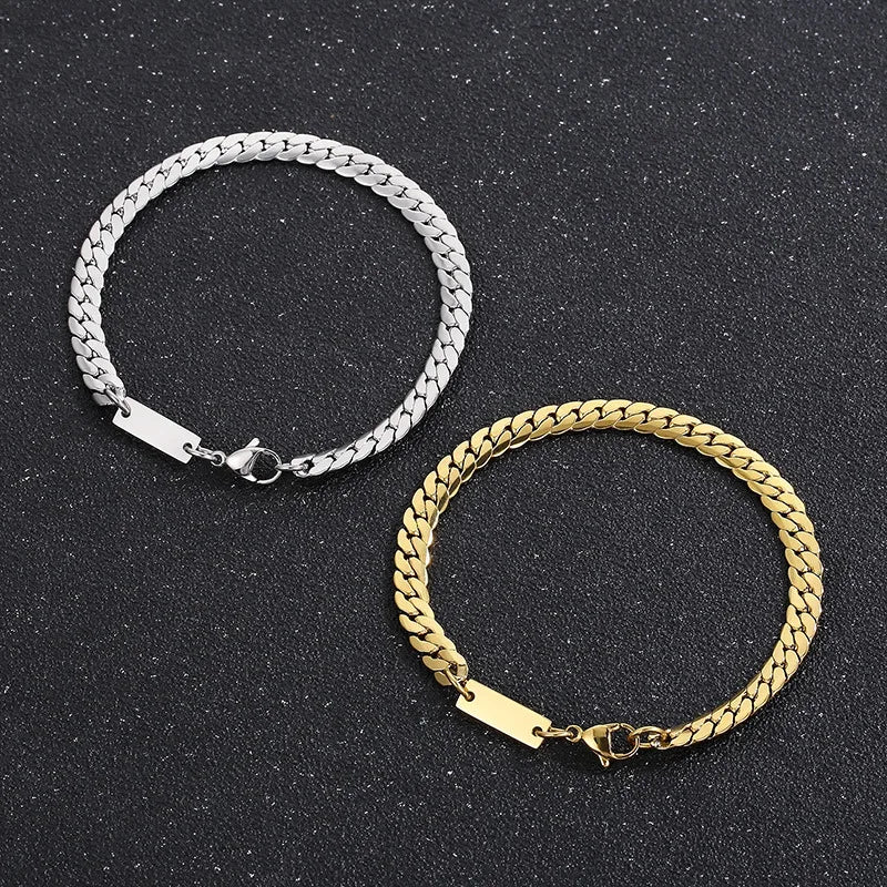 Pulsera cubana fina