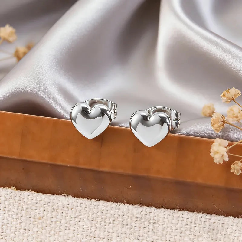 Zarcillos de mini corazon