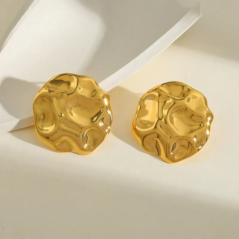 Set de chapa redonda irregular (2 piezas) $2,5 c/u