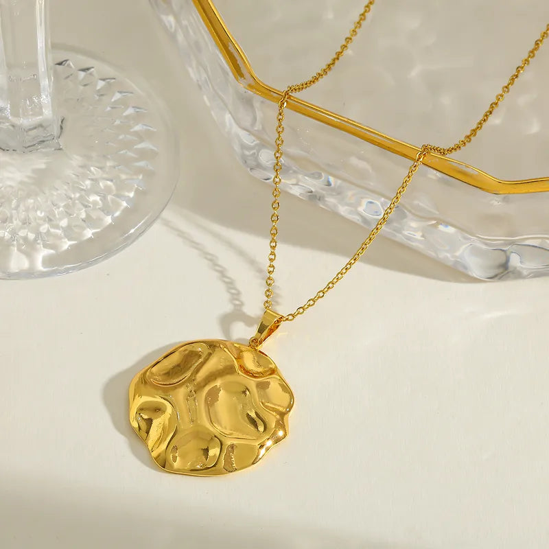 Set de chapa redonda irregular (2 piezas) $2,5 c/u