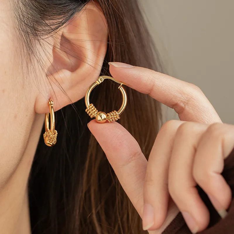 Argollas con balin