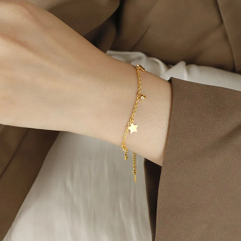 Pulsera de lunas y estrellas