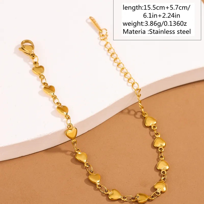 Pulsera de corazones