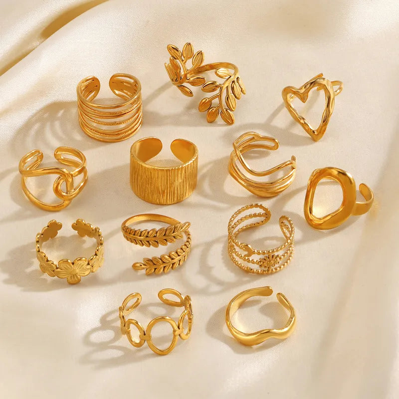 Kit de 12 anillos ajustables