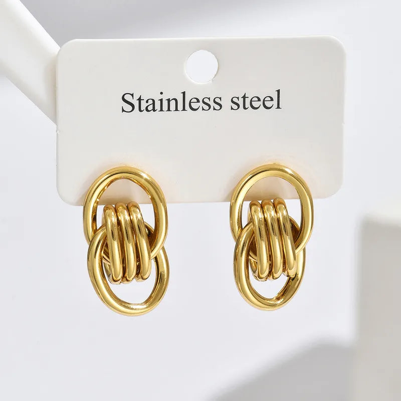 Zarcillos colgantes enlazados