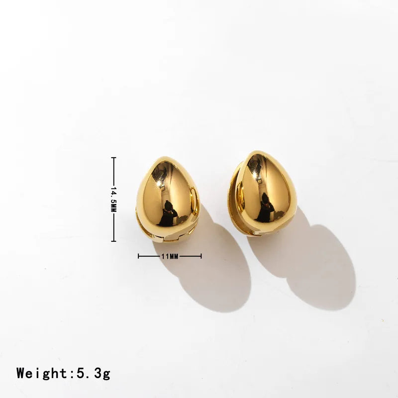 Argollas clip de gota