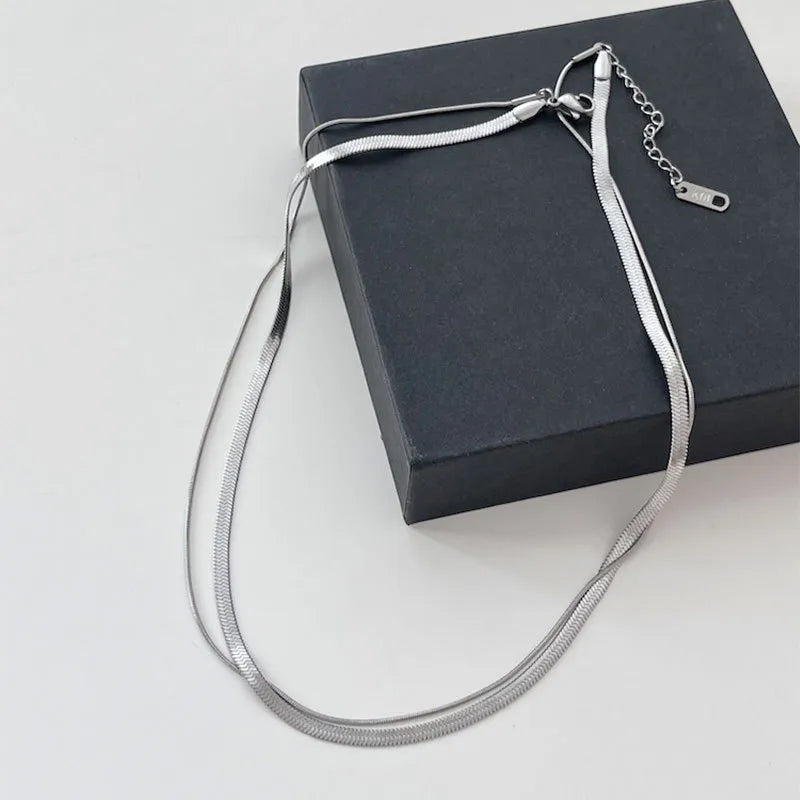 Cadena de serpiente doble