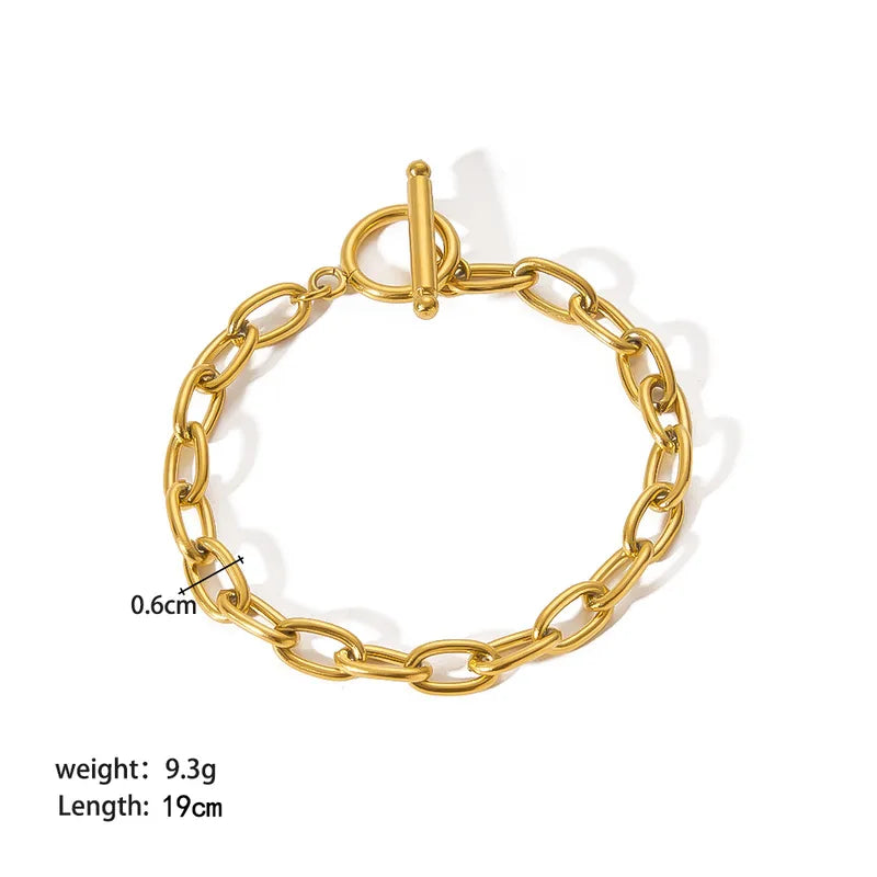 Pulsera de eslabones grandes