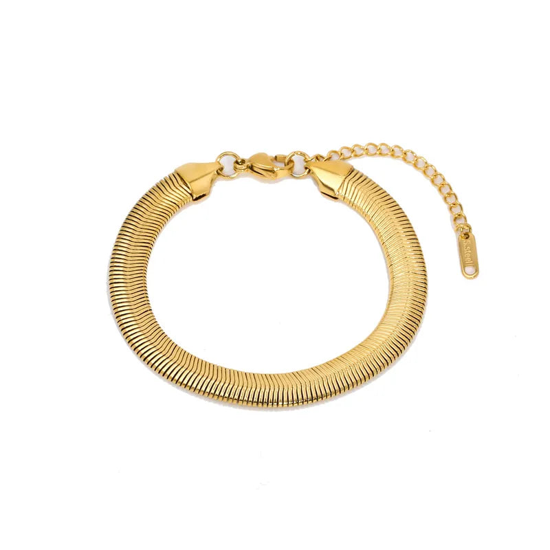 Pulsera de serpiente gruesa