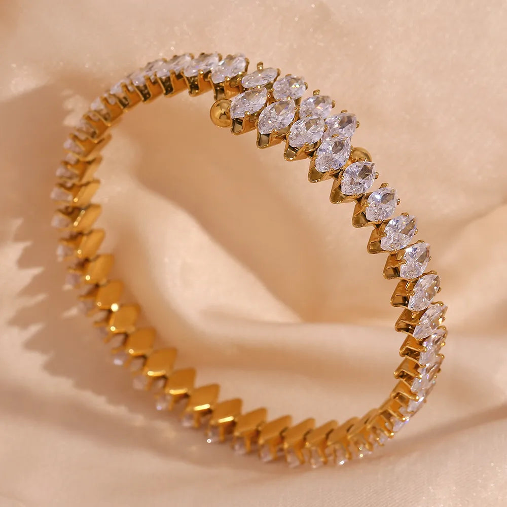 Brazalete ajustable diamante