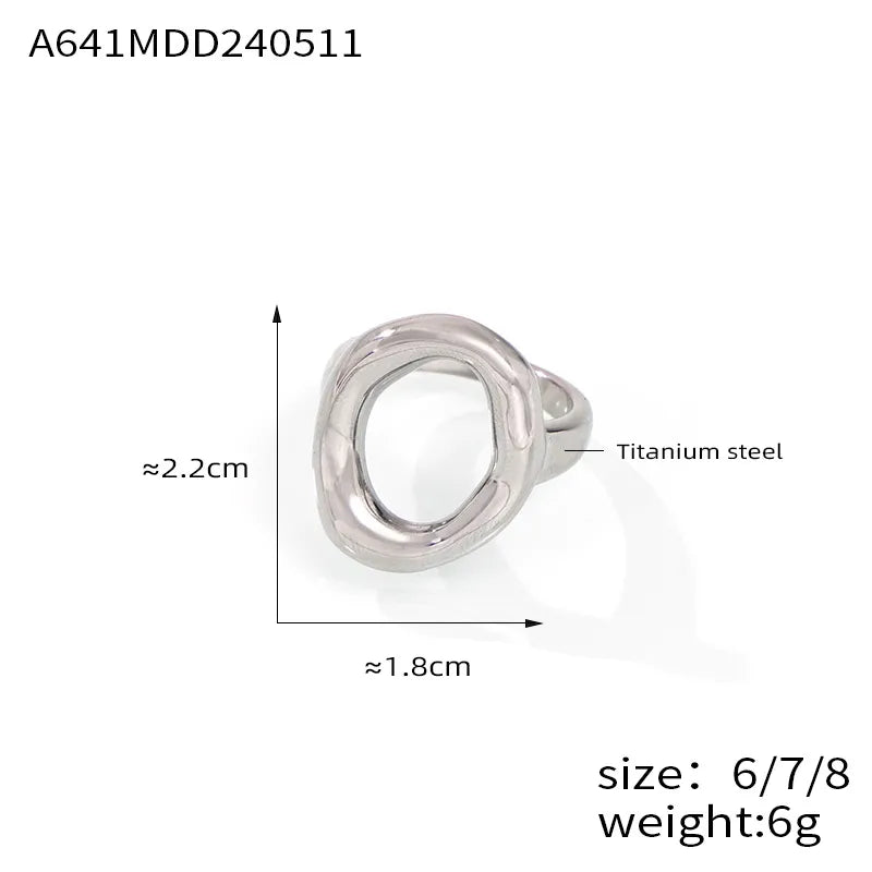 Anillo de circulo irregular