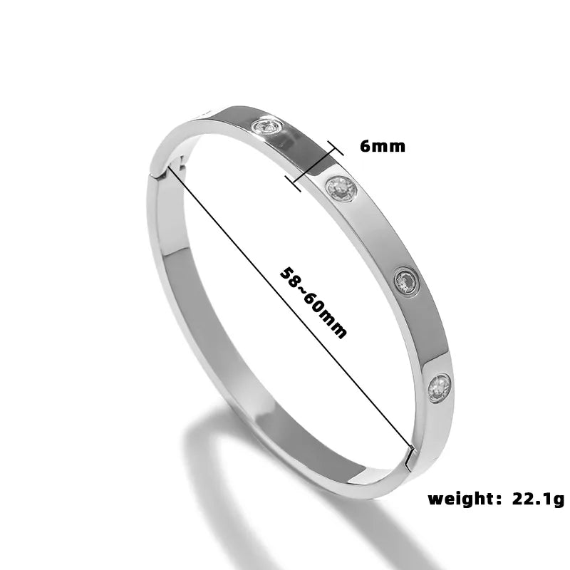 Brazalete rígido con circones