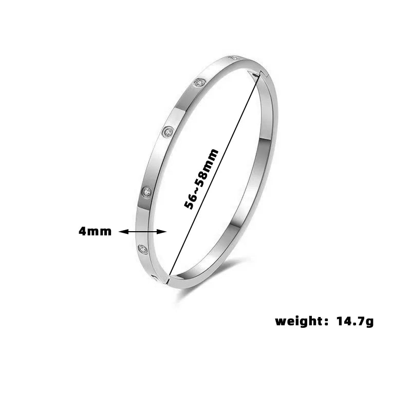 Brazalete rígido con circones